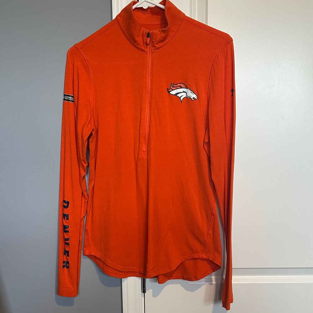 NFL Combine Authentic Orange Pullover by Under Armour